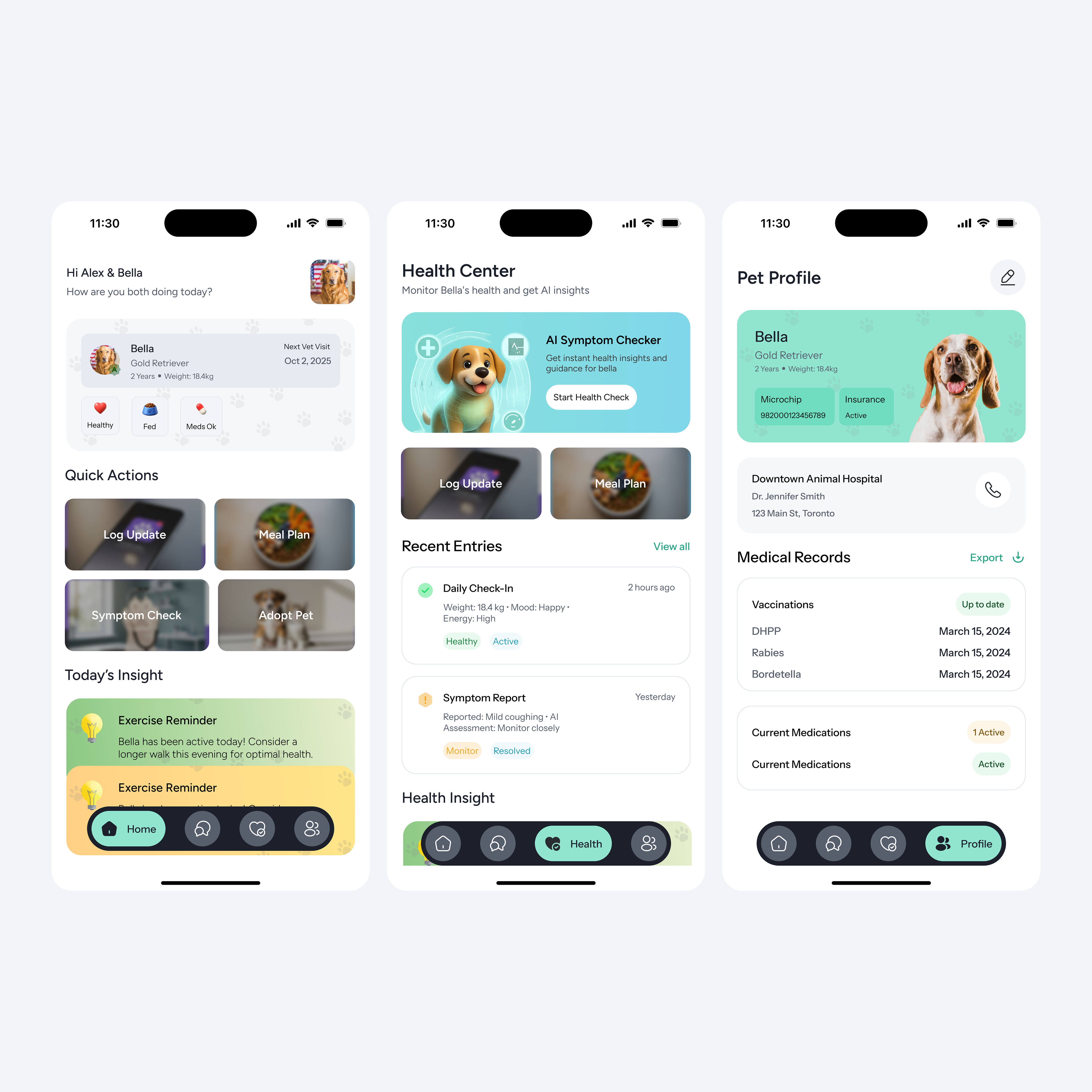 Pet Care Mobile Application - User-friendly pet management app